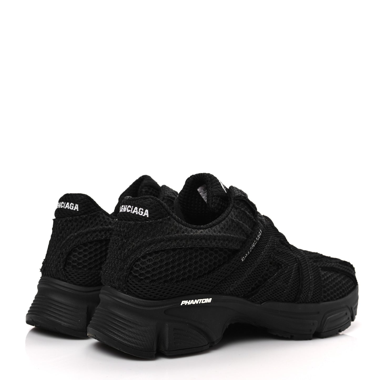Fabric Mesh Womens Phantom Sneakers 37 Black