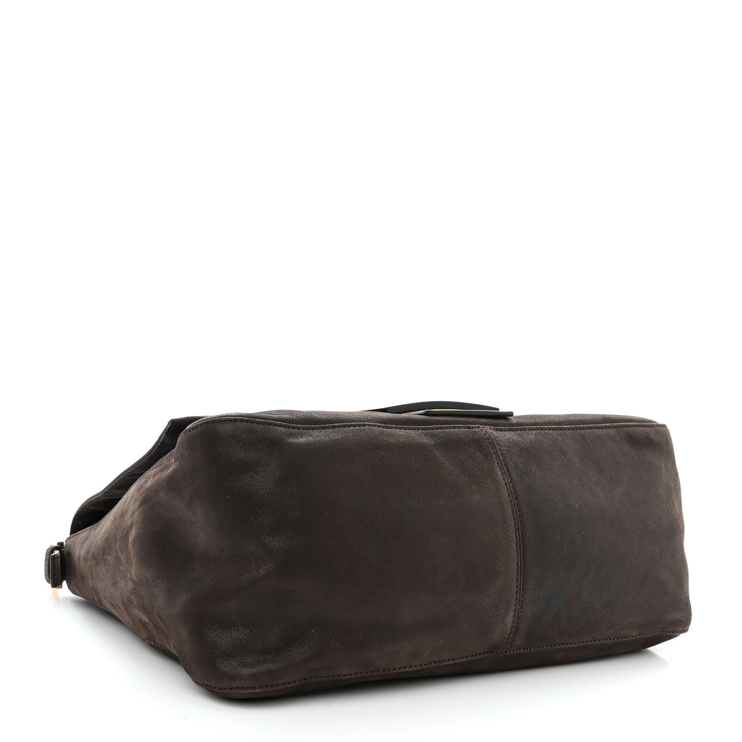 Fendi Vitello Savana Big Forever Mama Baguette Dark Brown 4 of 10