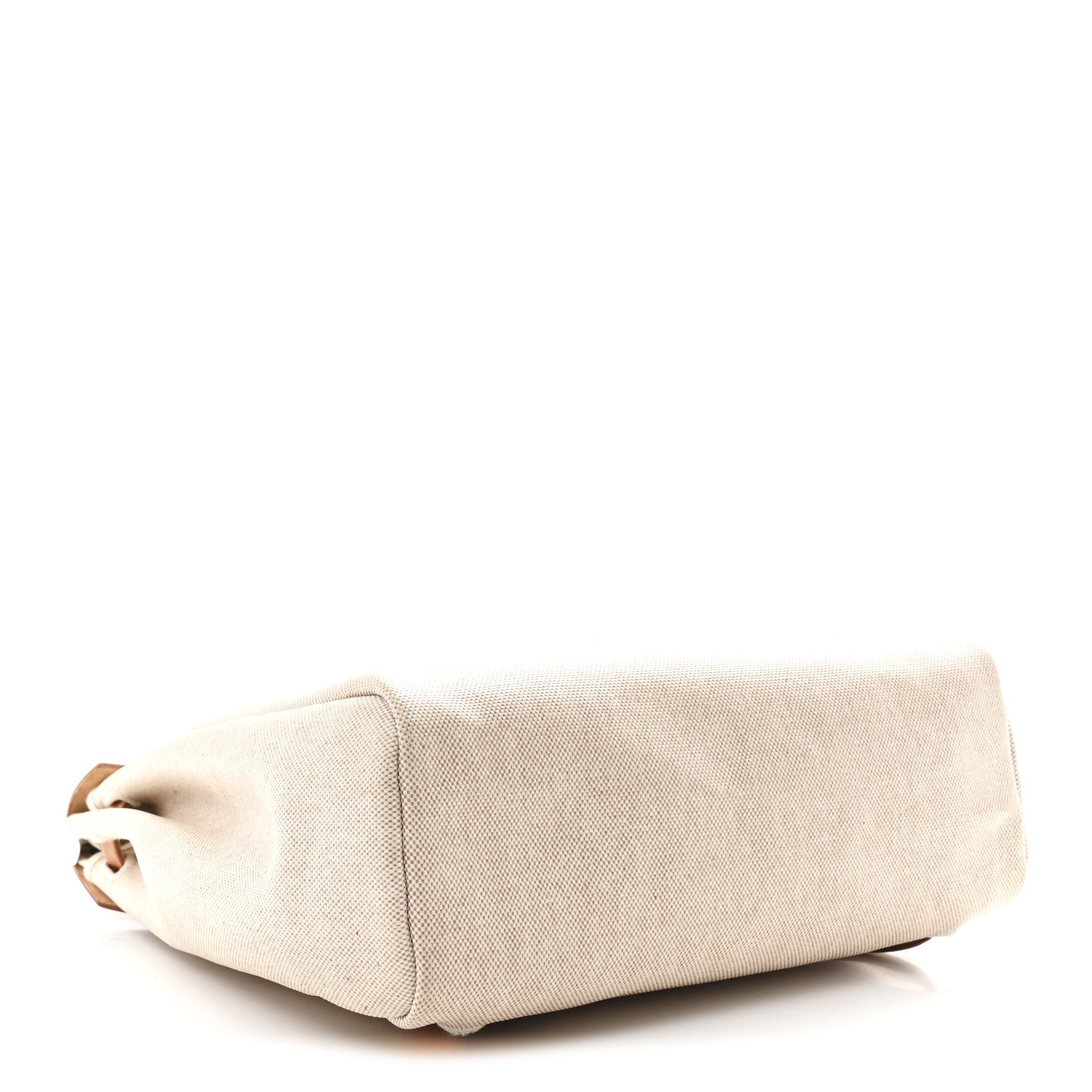 Hermes Toile Vache Calfskin Herbag 30 PM Backpack Natural 4 of 10