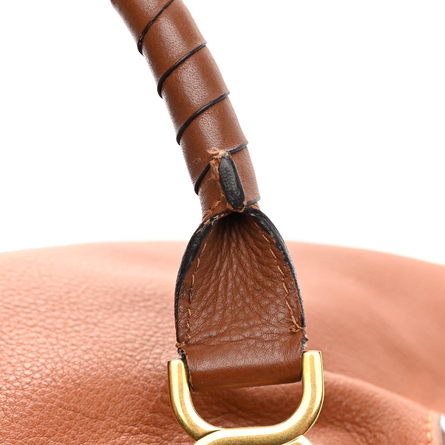 Chloe Calfskin Medium Marcie Satchel Tan 12 of 16