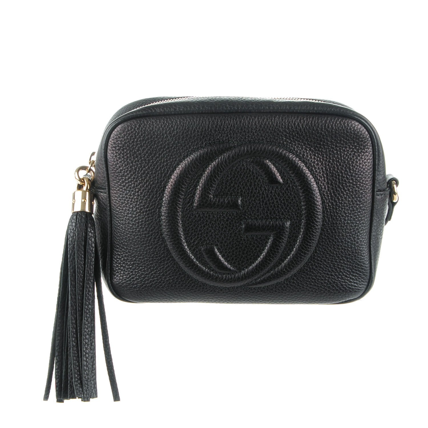 Gucci Pebbled Calfskin Small Soho Disco Bag Black 1 of 7
