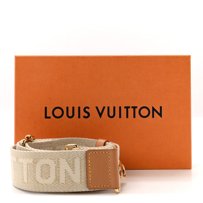 Louis Vuitton Monogram Utility Crossbody Bandouliere Shoulder Strap Beige 5 of 5