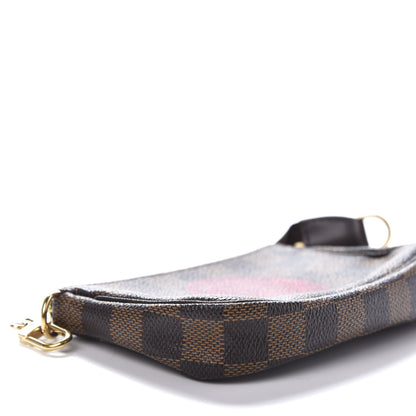 Louis Vuitton Damier Ebene Complice Trunks and Bags Mini Pochette Accessories Red 6 of 9