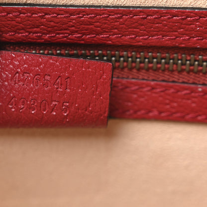 Gucci GG Supreme Monogram Small Queen Margaret Top Handle Bag Red 7 of 10