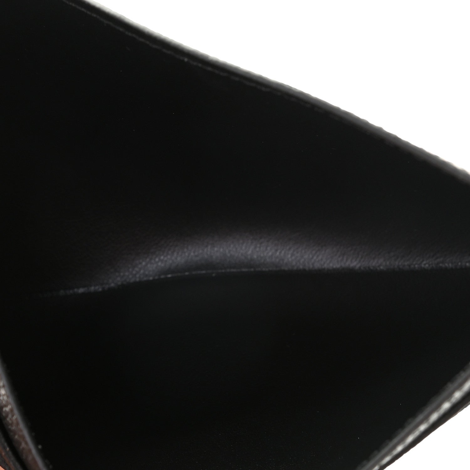 Louis Vuitton Calfskin Felicie Chain Wallet Card Holder Insert Black 7 of 7