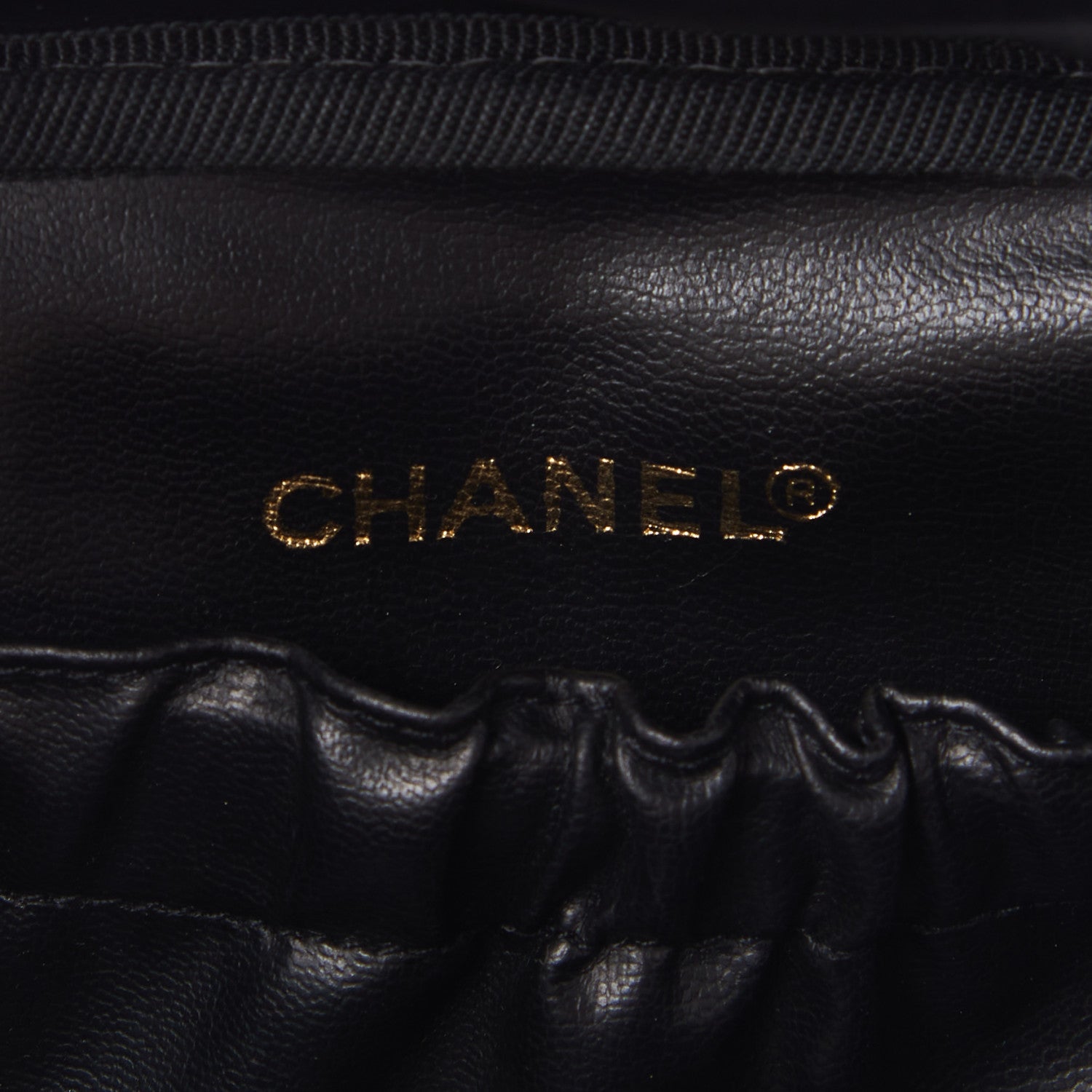 Chanel Caviar Vanity Cosmetic Case Black 8 of 9