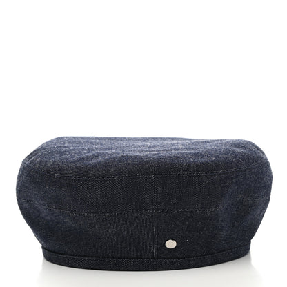 Hermes Denim Saint-Honore Beret 56 Indigo 6 of 10