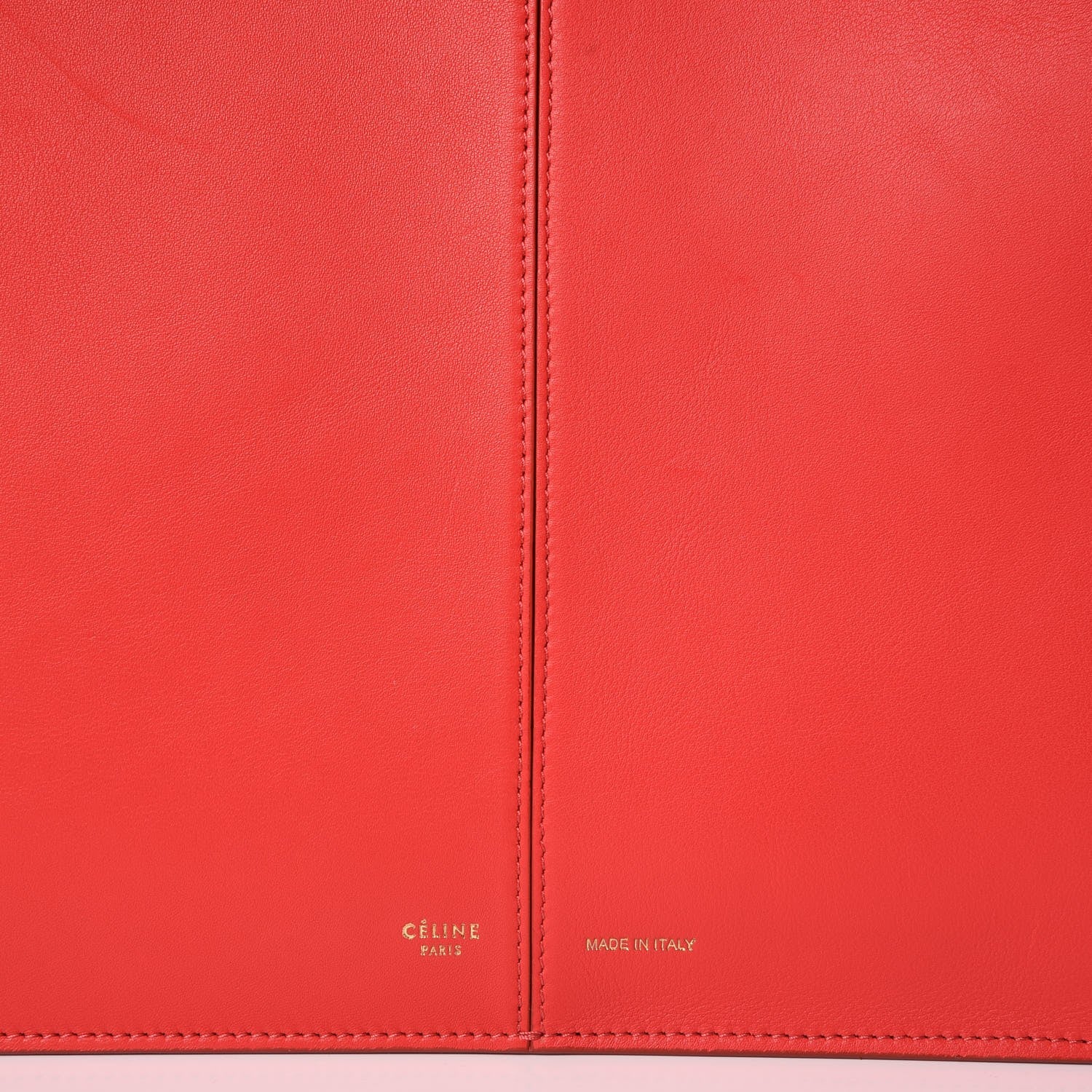 Celine Smooth Calfskin Small Tri-Fold Bag Red 5 of 8