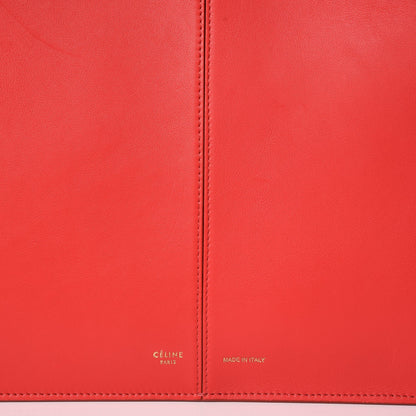 Celine Smooth Calfskin Small Tri-Fold Bag Red 5 of 8