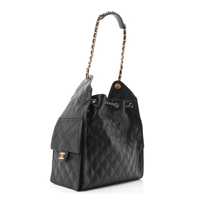 Chanel Caviar Quilted Medium Chanel 25 Handbag Black 4 of 11
