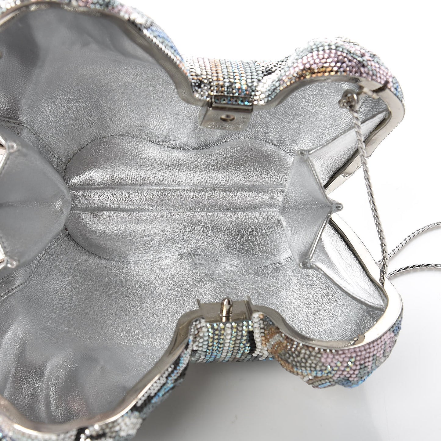 Crystal Shih Tzu Minaudiere Clutch