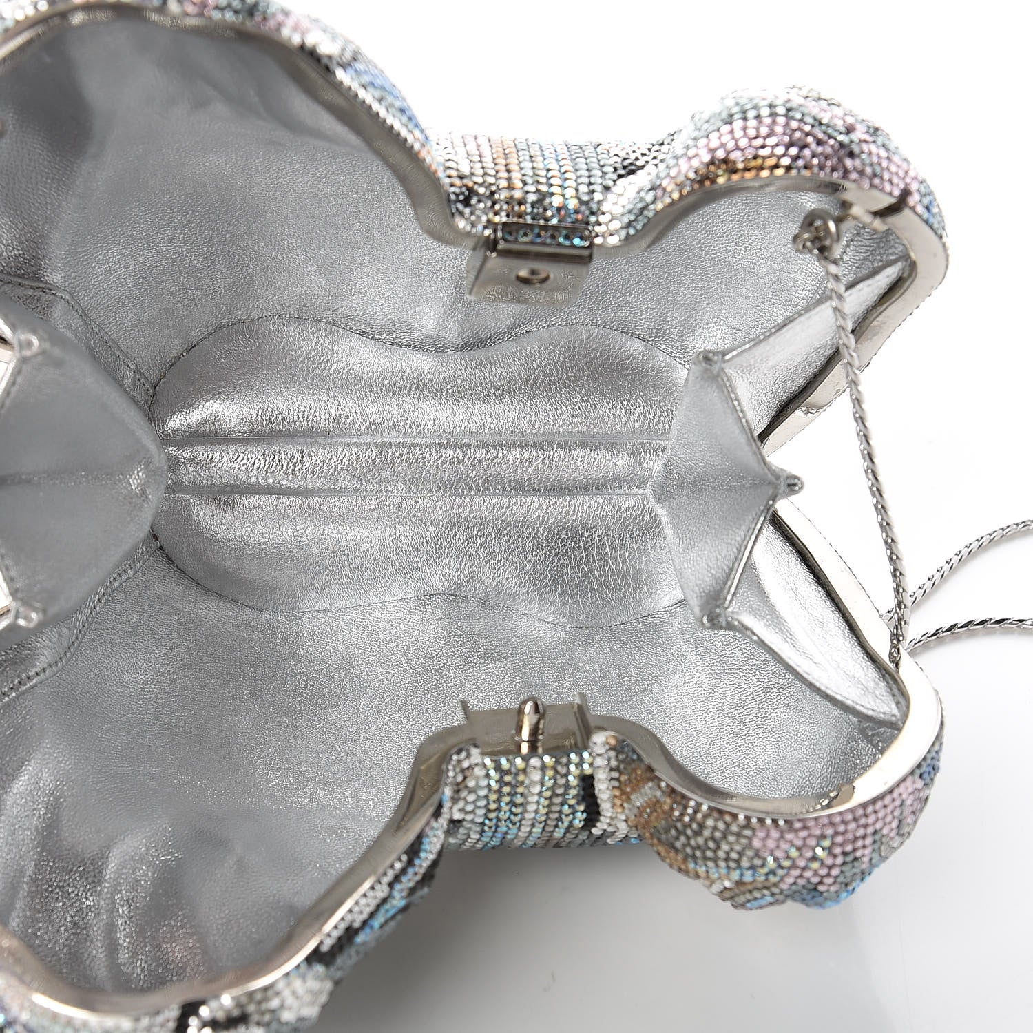 Judith Leiber Crystal Shih Tzu Minaudiere Clutch 6 of 12