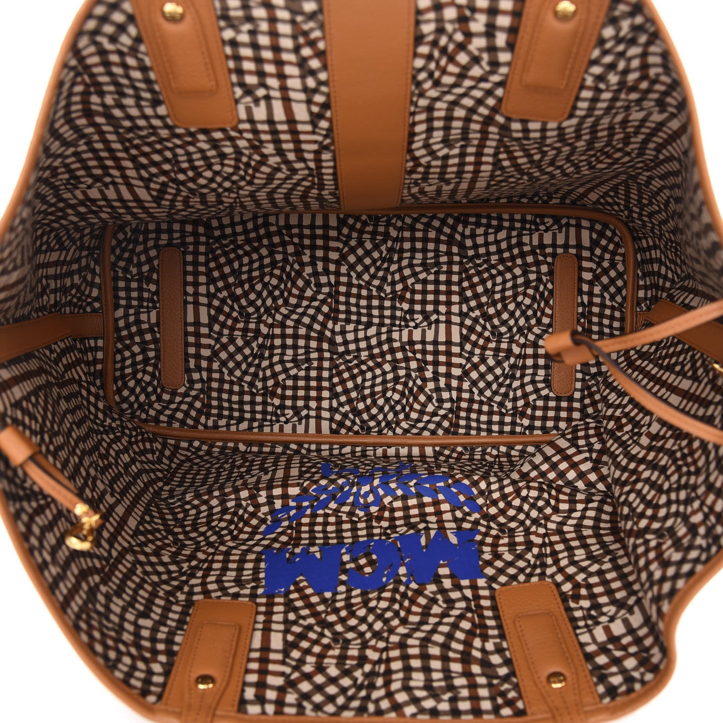 Visetos Large Liz Reversible Shopper Tote Cognac