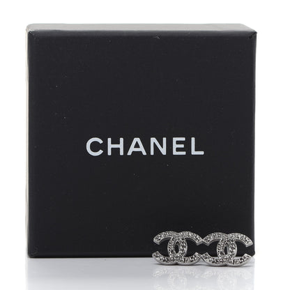 Chanel Ruthenium CC Chain Earrings 5 of 5