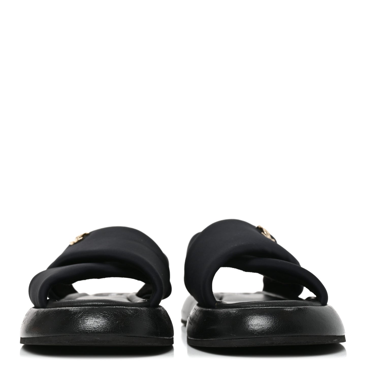Fabric CC Mules Sandals 38 Black