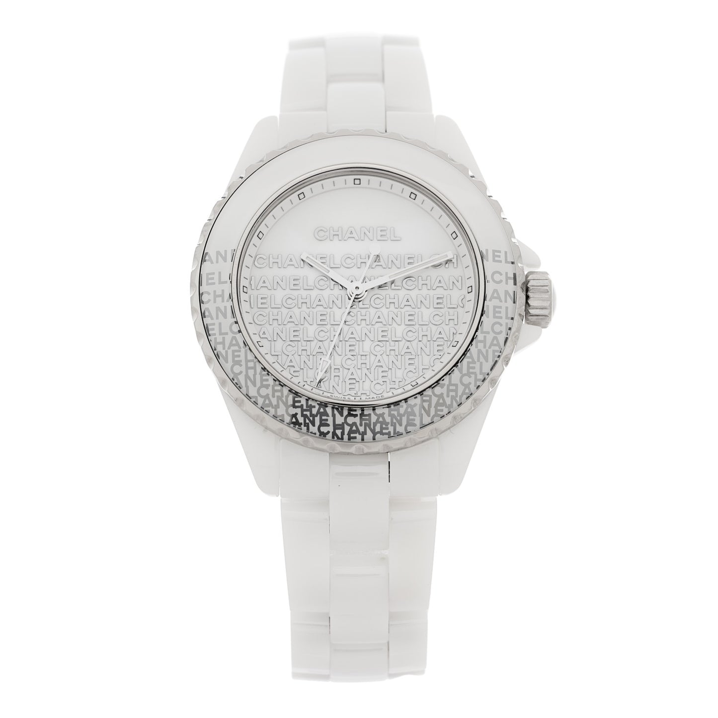 Stainless Steel Ceramic 33mm J12 Wanted de Chanel Limited Edition Automatic Watch White