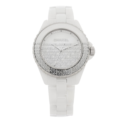 Chanel Stainless Steel Ceramic 33mm J12 Wanted de Chanel Limited Edition Automatic Watch White 1 of 4