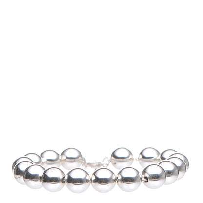 Tiffany Sterling Silver 10mm HardWear Ball Bracelet 1 of 4