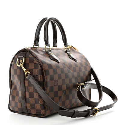 Louis Vuitton Damier Ebene Speedy Bandouliere 25 3 of 9