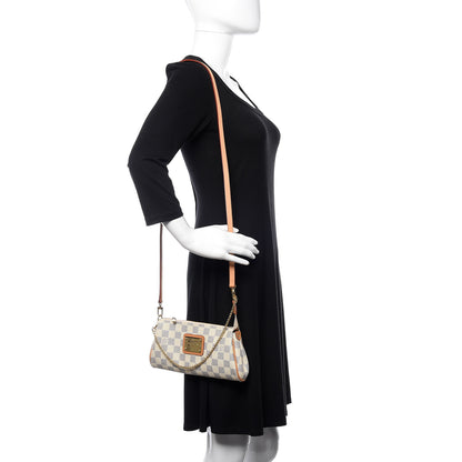 Louis Vuitton Damier Azur Eva Clutch 2 of 12