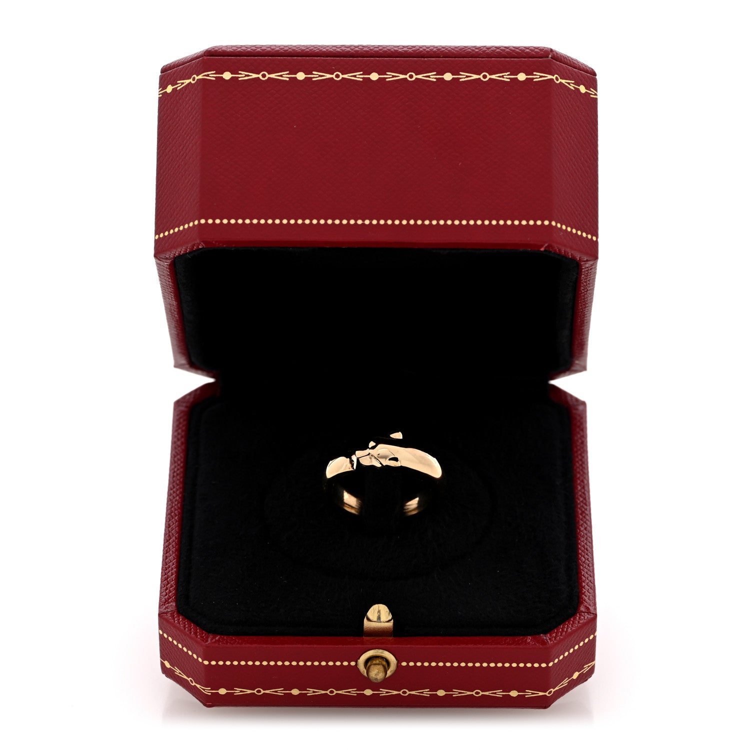 Cartier 18K Yellow Gold Tsavorite Onyx Panthère De Cartier Ring 52 6 6 of 6