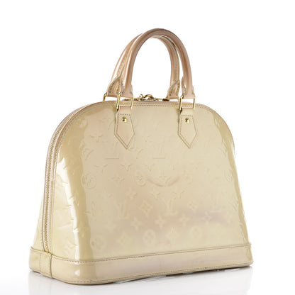 Louis Vuitton Vernis Alma PM Blanc Corail 3 of 28