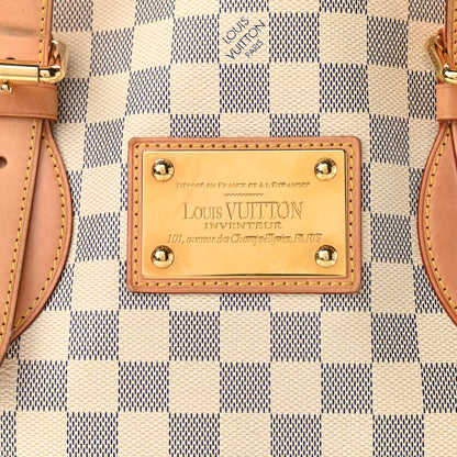 Louis Vuitton Damier Azur Hampstead MM 6 of 16