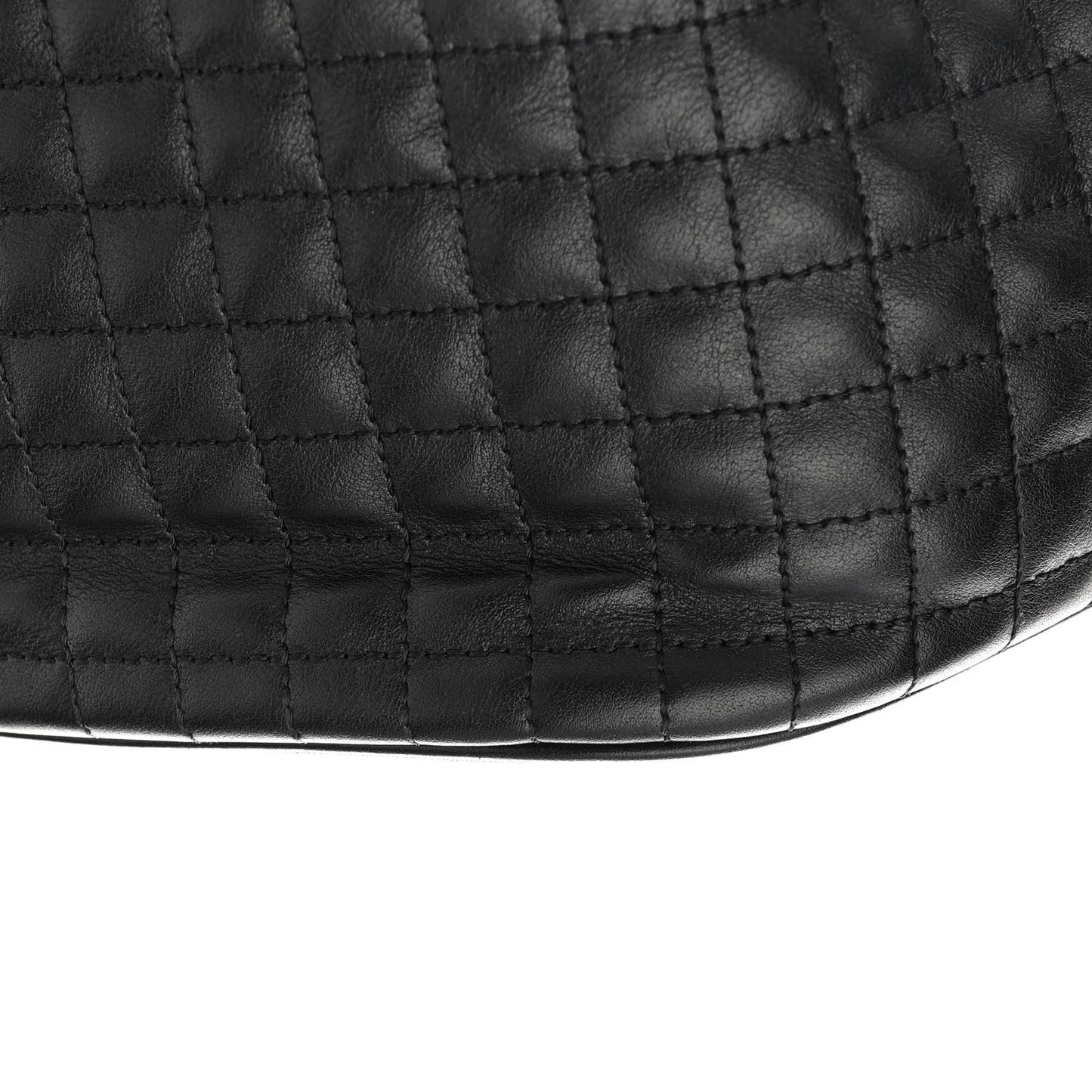 Calfskin Quilted Small C Backpack Black