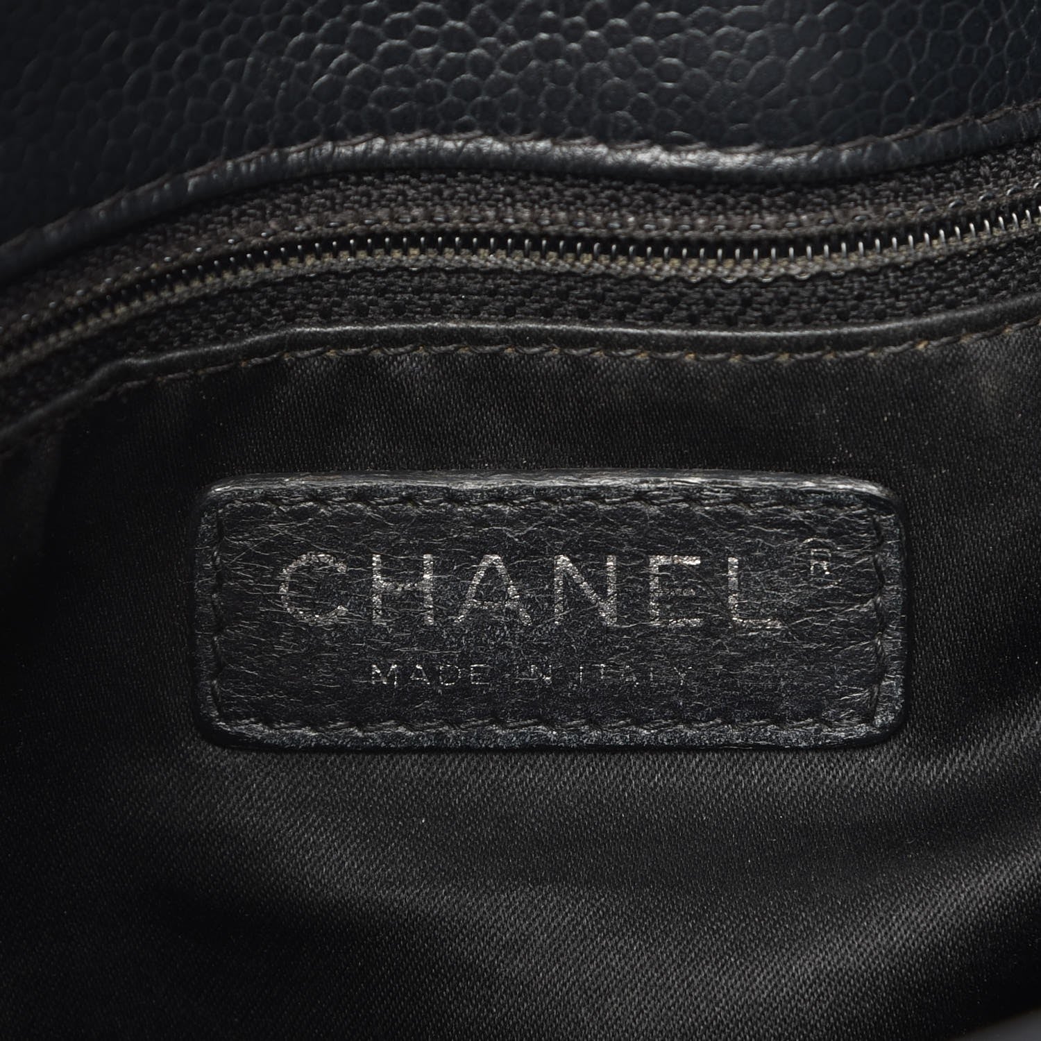 Chanel Caviar Quilted Grand Shopping Tote GST Black 6 of 7
