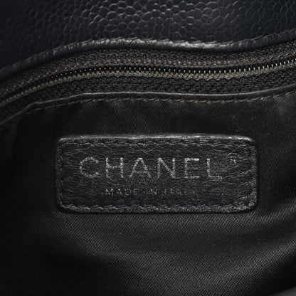 Chanel Caviar Quilted Grand Shopping Tote GST Black 6 of 7