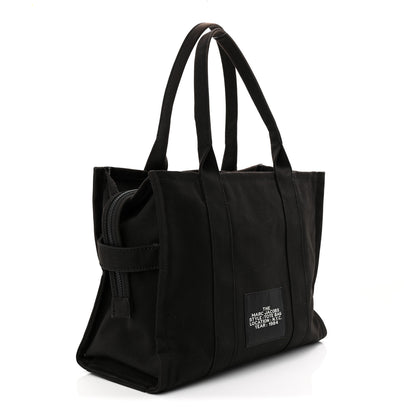Marc Jacobs Cotton Canvas Large The Tote Bag Black 3 of 10