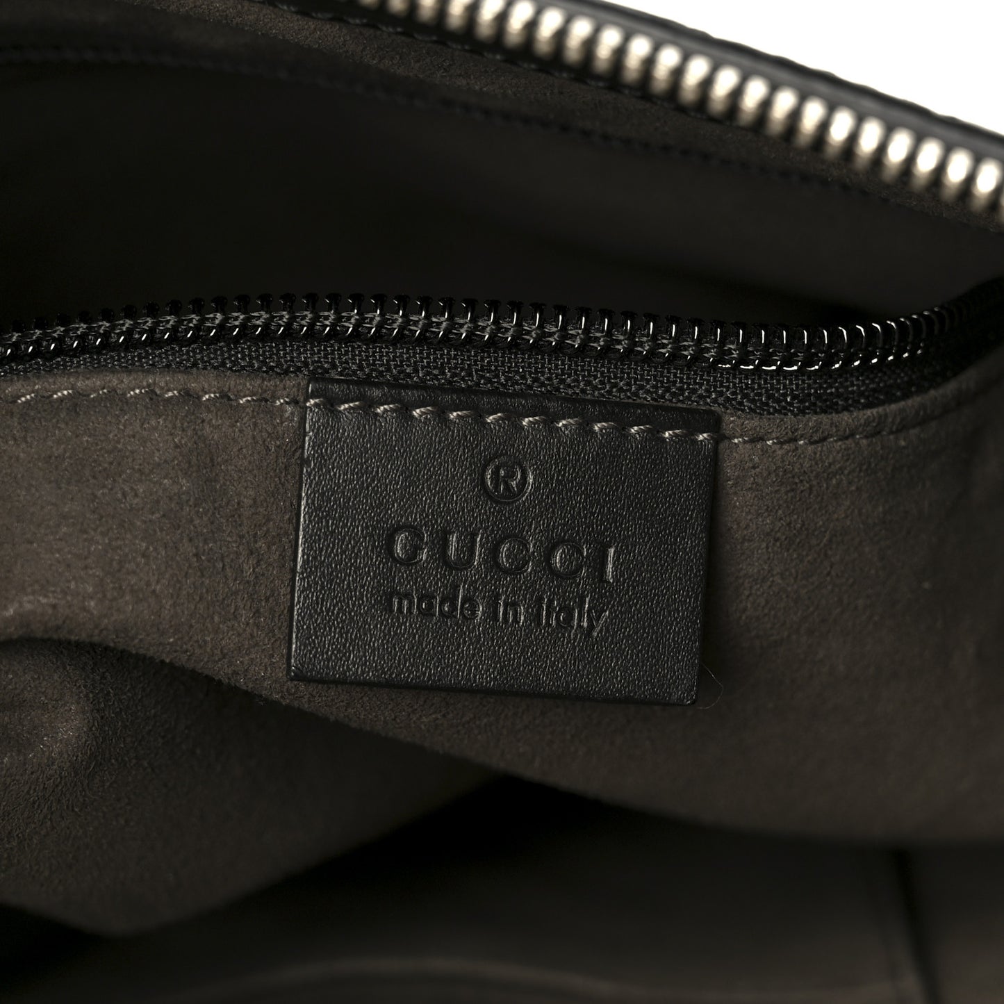 Guccissima Signature Medium Flat Messenger Bag Black