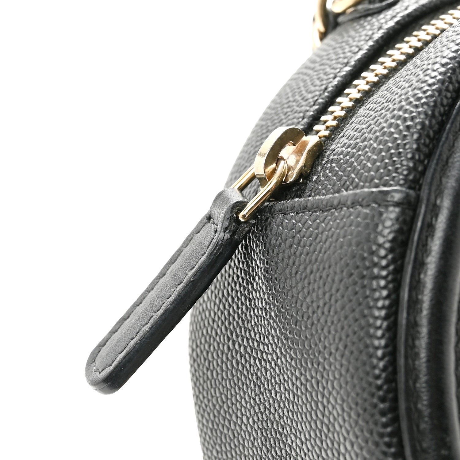 Chanel Caviar Quilted Round Filigree Crossbody Black 11 of 13