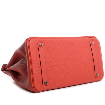 Hermes Togo Birkin 35 Rouge Casaque 4 of 25