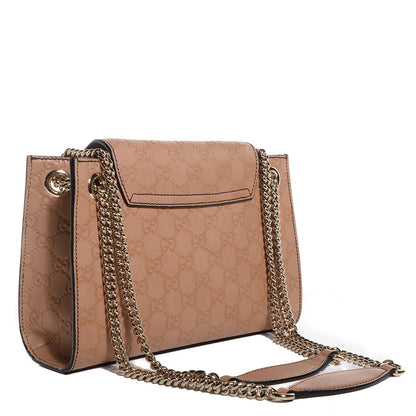 Gucci Guccissima Small Emily Chain Shoulder Bag Camelia 3 of 8