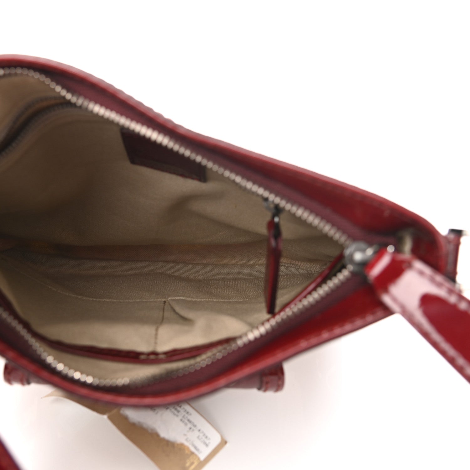 Burberry Nova Check Heart Crossbody Clutch Bag Berry Red 5 of 11