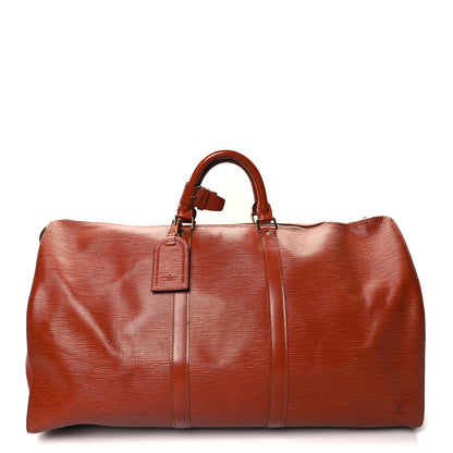 Louis Vuitton Epi Keepall 55 Kenyan Fawn 1 of 14