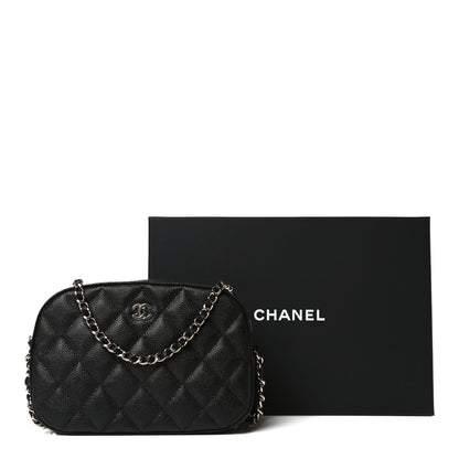 Chanel Caviar Quilted Vanity With Chain Black 10 of 10