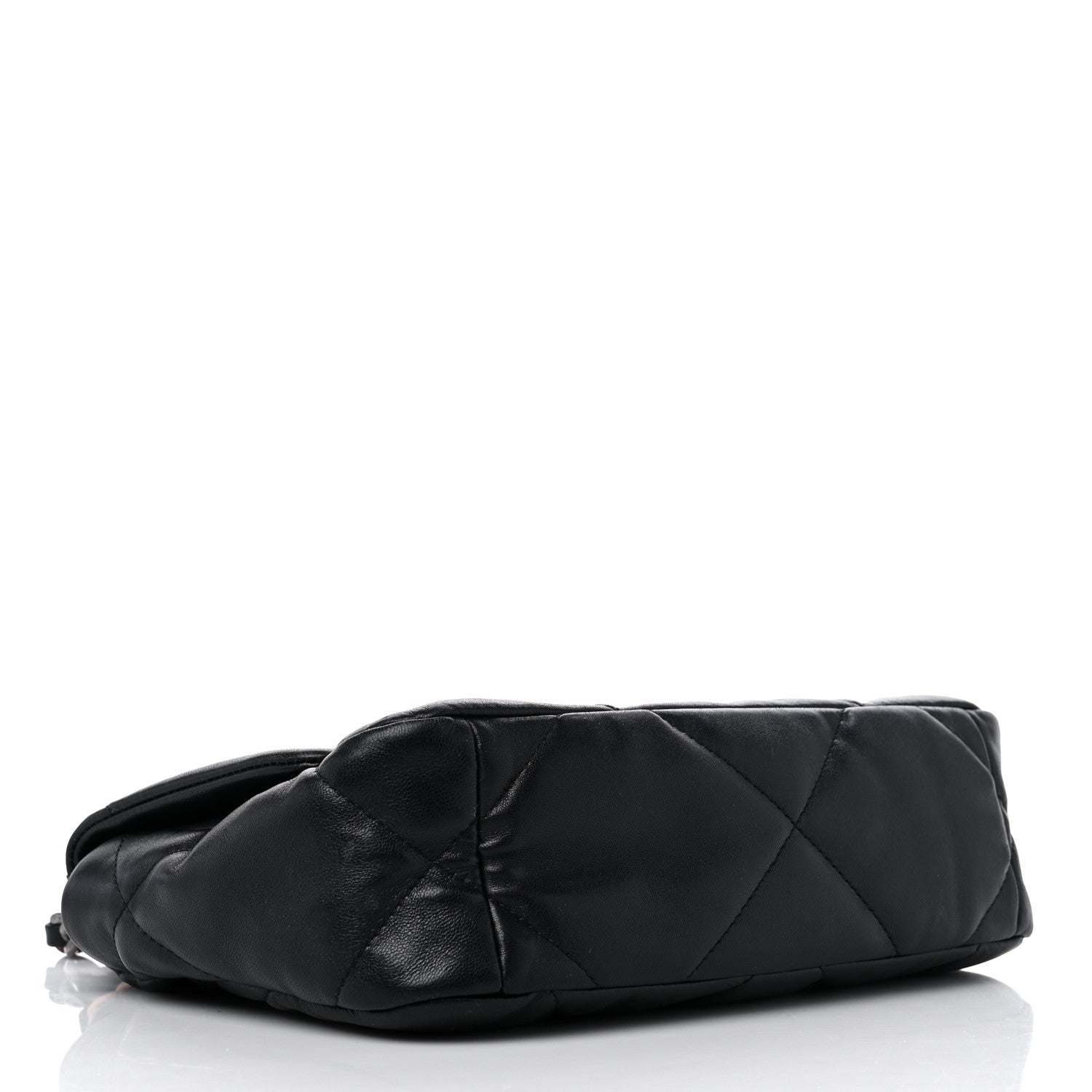 Chanel Goatskin Quilted Medium Chanel 19 Flap Black 3 of 15