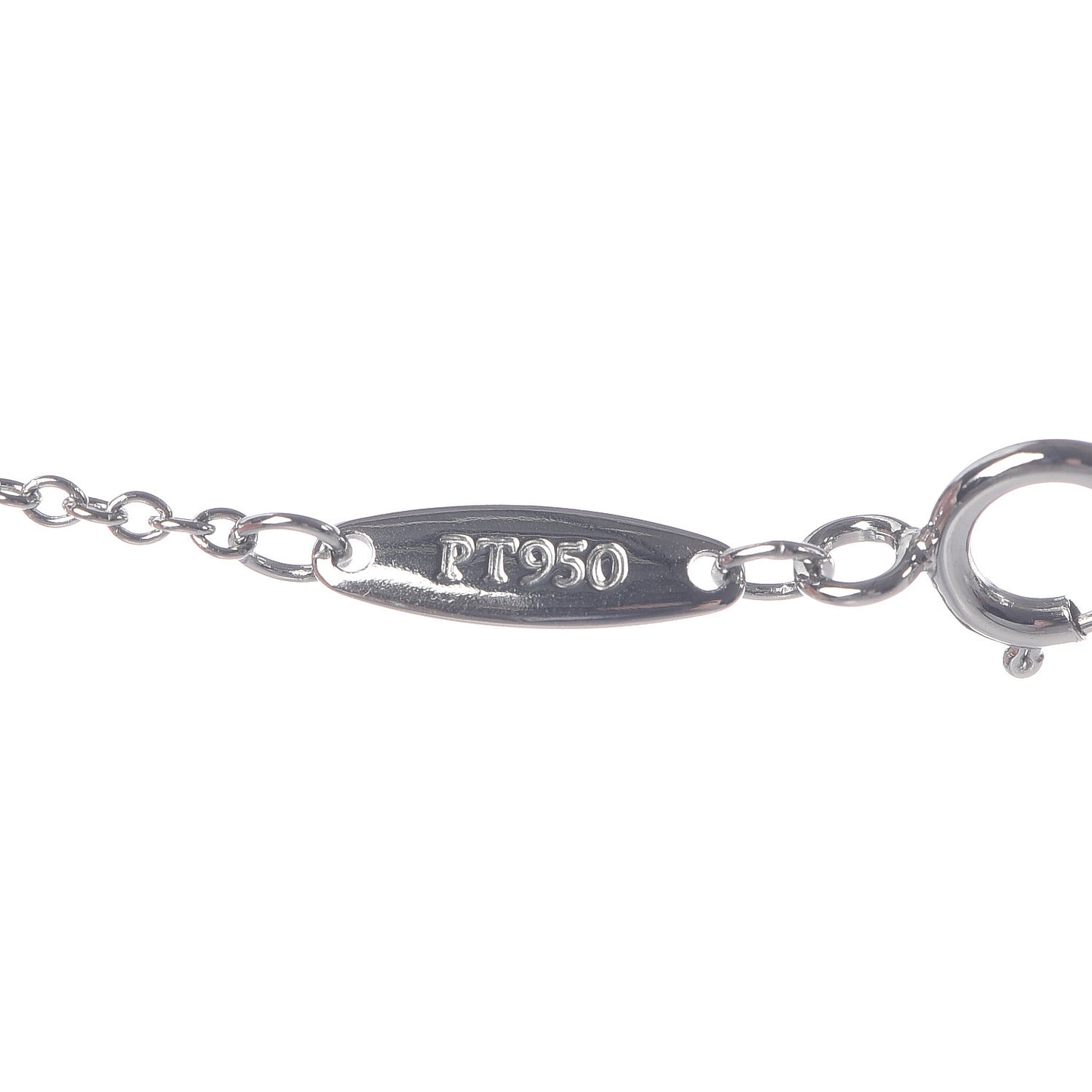 Platinum Diamond .37ct Elsa Peretti Diamonds by the Yard Pendant Necklace