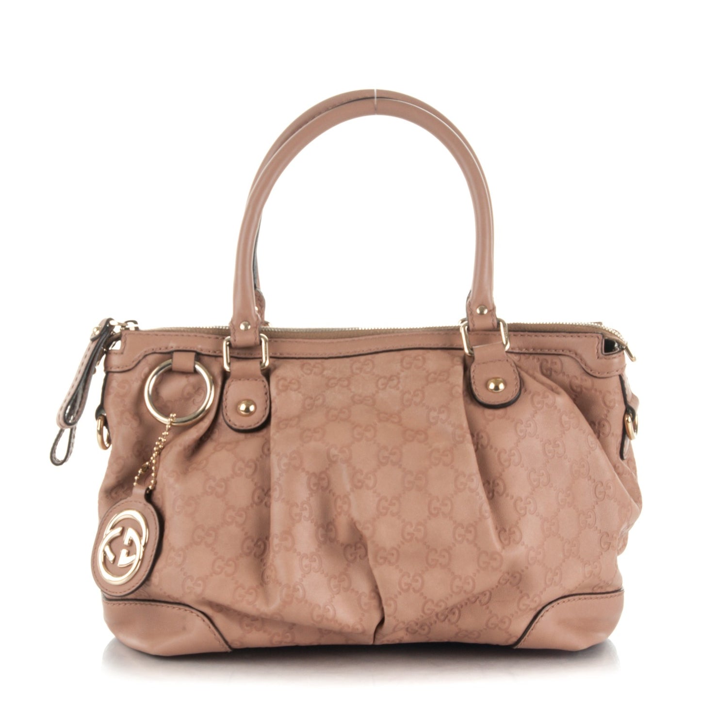 Guccissima Medium Sukey Top Handle Bag Dusty Rose
