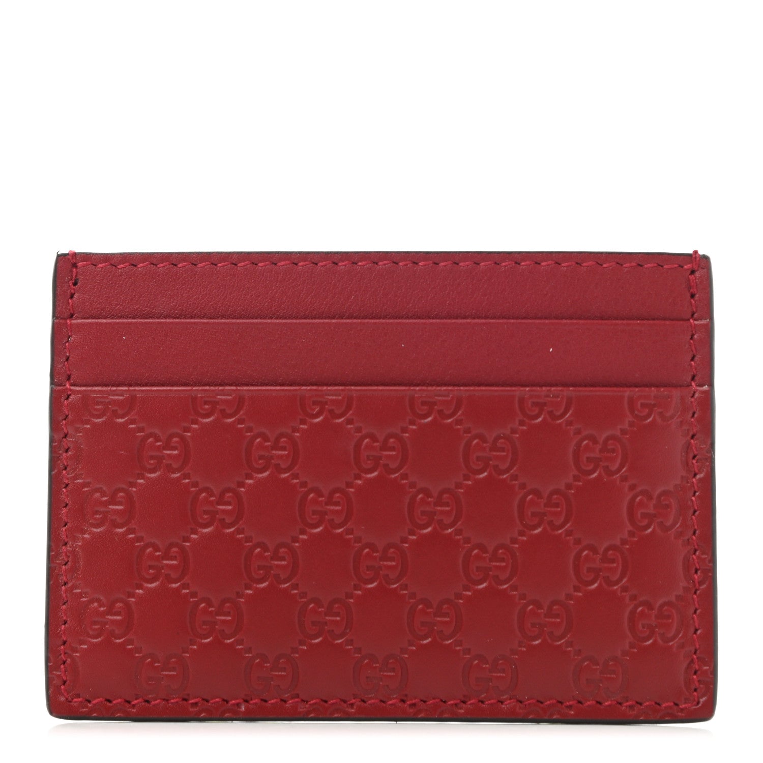 Gucci Microguccissima Card Holder Red 1 of 7