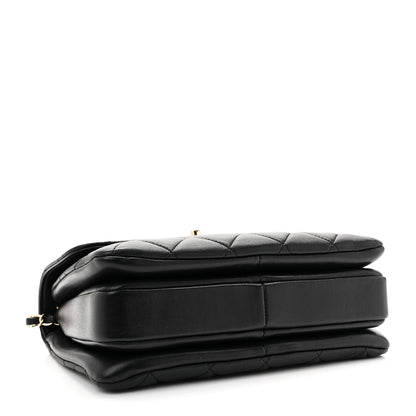 Chanel Lambskin Quilted Small Trendy CC Dual Handle Flap Bag Black 4 of 12