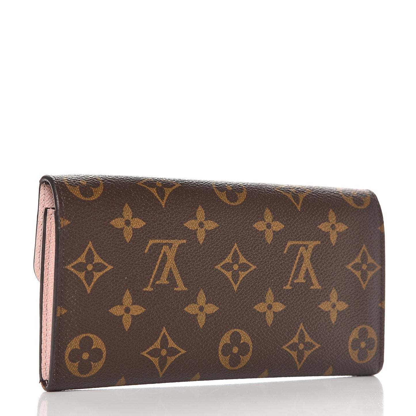 Monogram Emilie Wallet Rose Ballerine