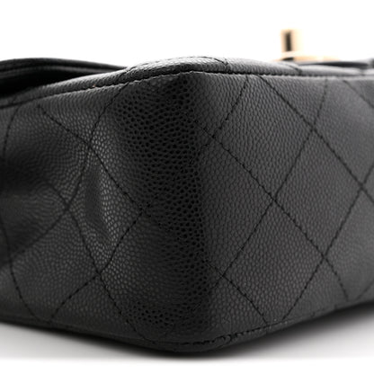 Chanel Caviar Quilted Mini Rectangular Flap Black 9 of 11