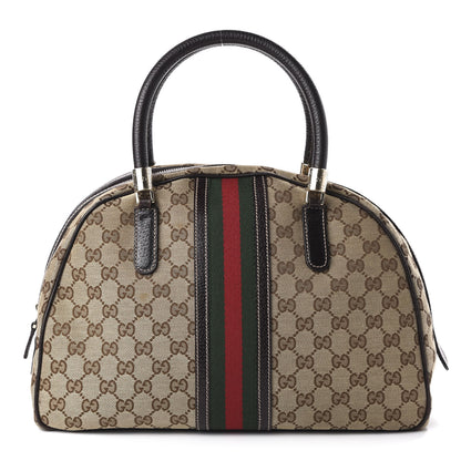 Gucci Monogram Web Blondie Bowler Brown 1 of 10