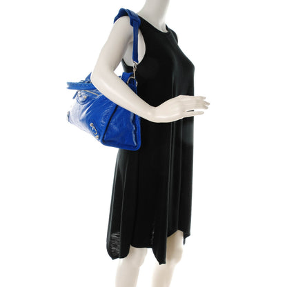 Balenciaga Agneau Giant 12 Silver Hardware City Bleu Lazuli 2 of 7