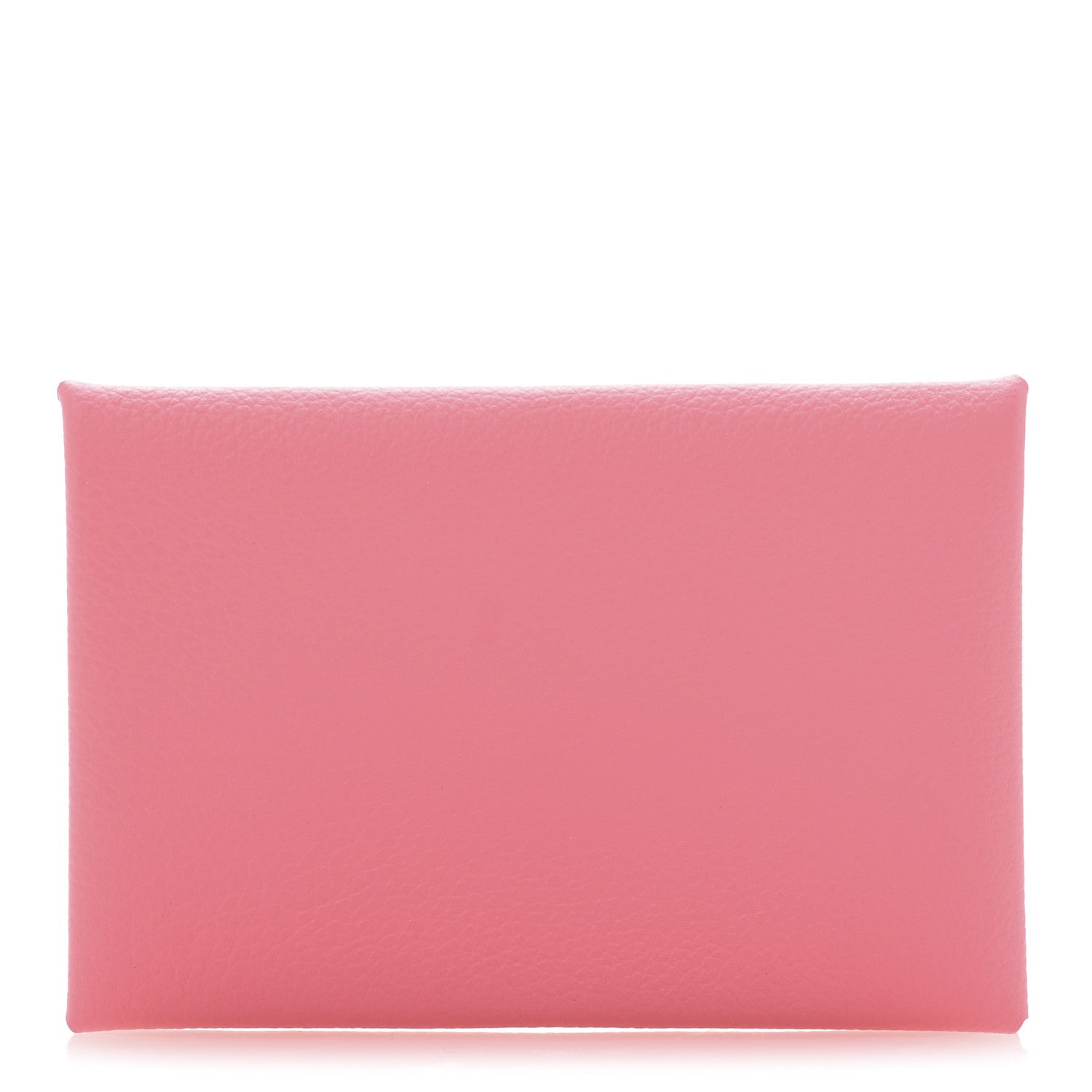 Hermes Evercolor Calvi Card Case Rose Azalee 1 of 8