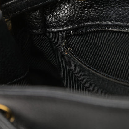 Chanel Caviar CC Backpack Black 14 of 15