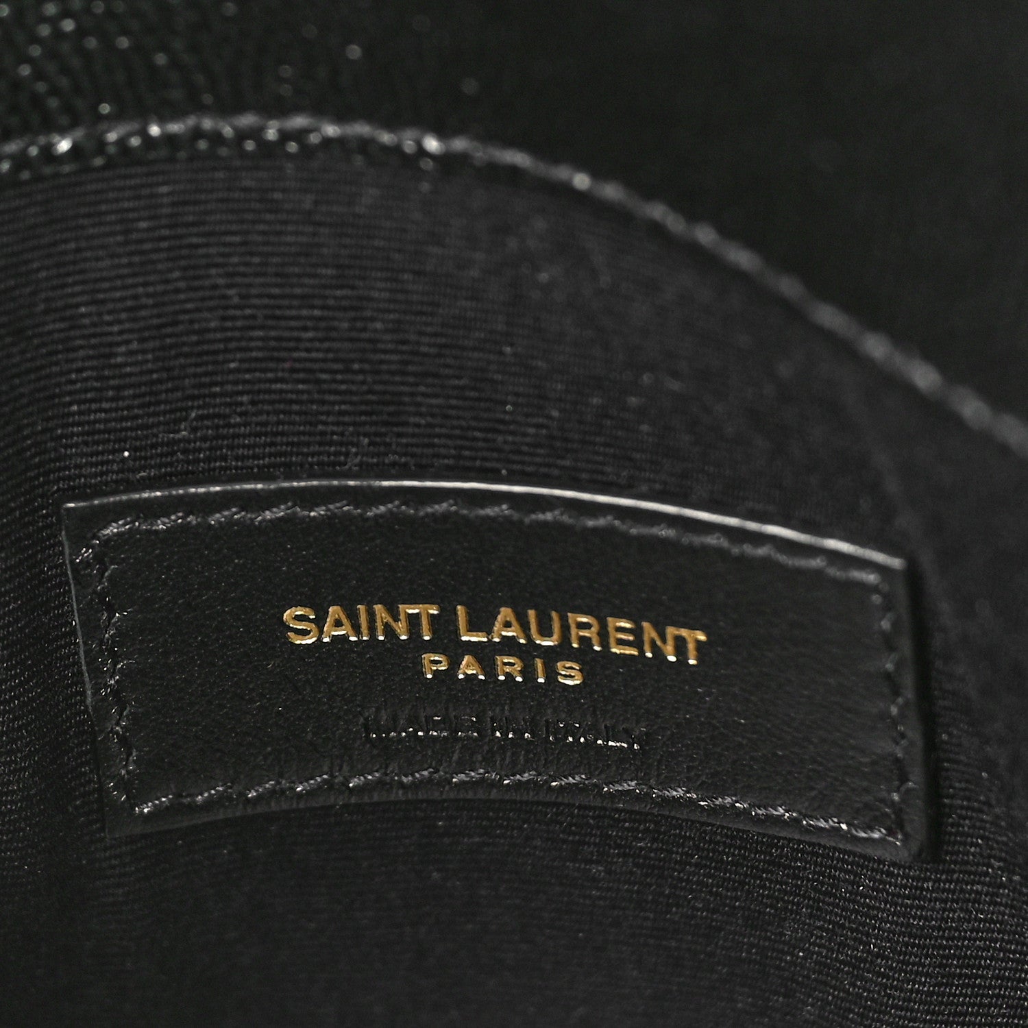 Saint Laurent Grain De Poudre Uptown Pouch Black 6 of 9
